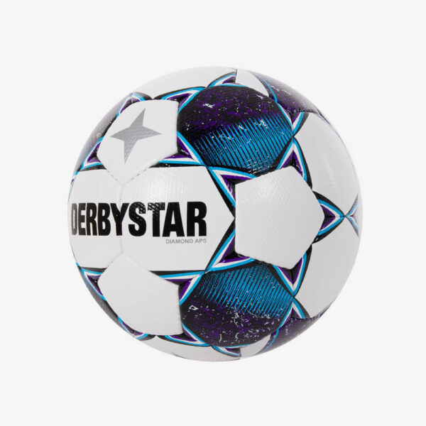 Afbeelding Derbystar Diamond II wedstijdvoetbal wit/blauw