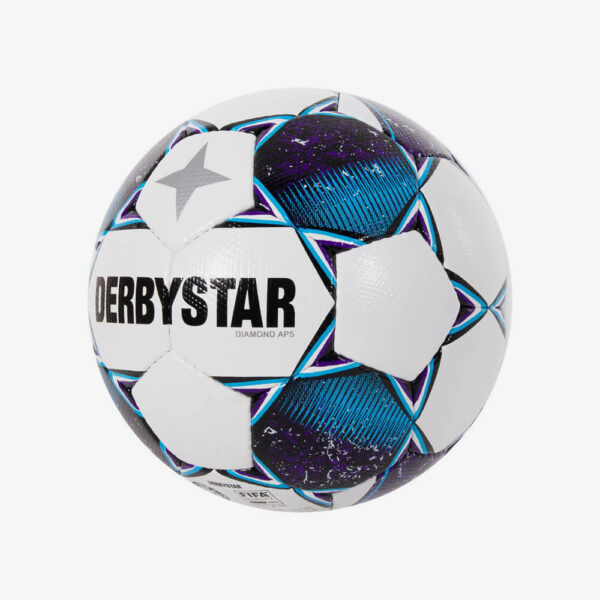 Afbeelding Derbystar Diamond II wedstijdvoetbal wit/blauw