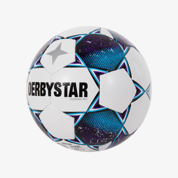 Afbeelding Derbystar Diamond II wedstijdvoetbal wit/blauw