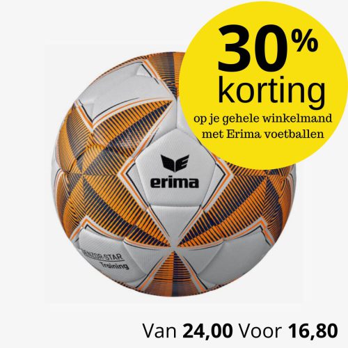 korting 30% Erima senzor training voetballen sportzaak